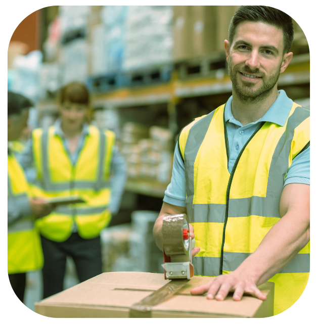 warehouse employee - completing ecommerce fulfillment services