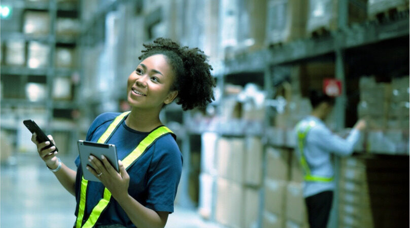 warehouse employee pick pack ship products to customers all over the country and globe