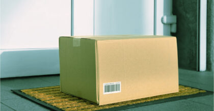 Discrete shipped package from pick pack and ship services