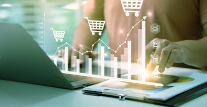 Analyzing retail sales data.